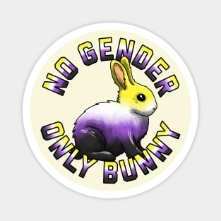 No Gender Only Bunny Magnet